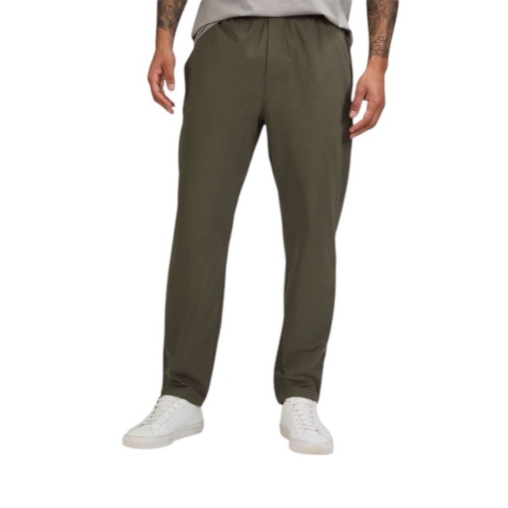 Lululemon ABC Pull-On Pant Warpstreme Mens Medium Army Green LM5ALNS